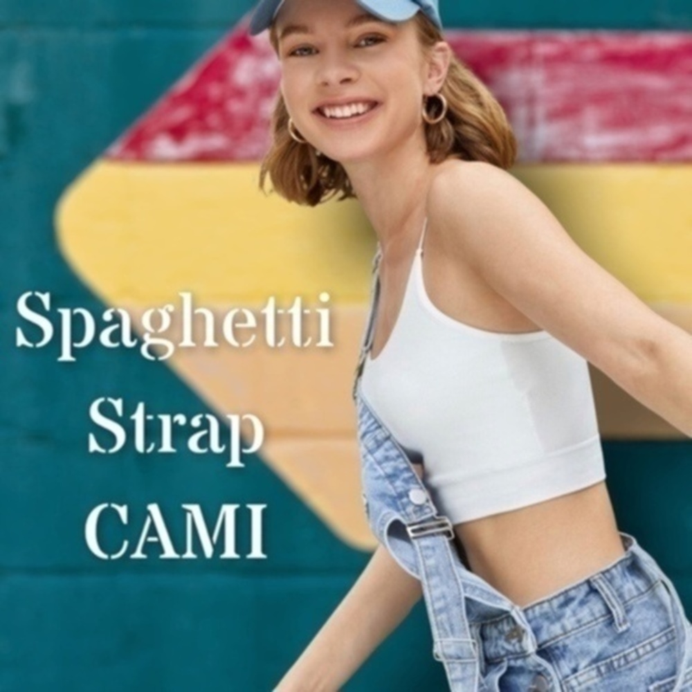 NWT SO Seamless Spaghetti Strap Cami Bralette/XL